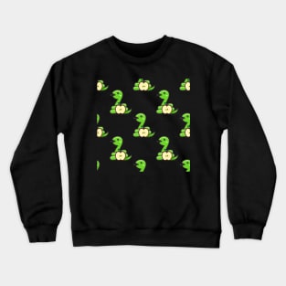 Apple and Snake pattern 2 Crewneck Sweatshirt